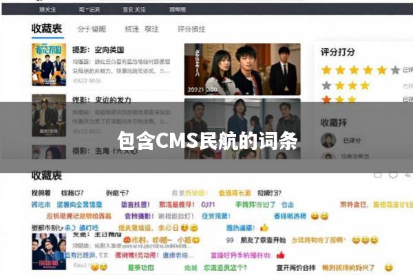包含CMS民航的词条