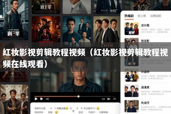 红妆影视剪辑教程视频(红妆影视剪辑教程视频在线观看)