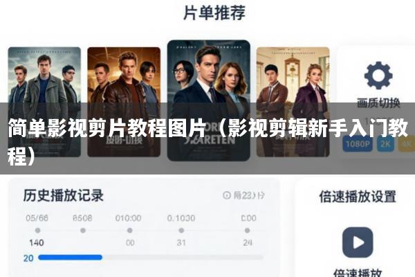 简单影视剪片教程图片(影视剪辑新手入门教程)