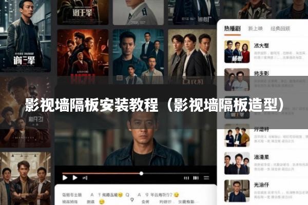 影视墙隔板安装教程(影视墙隔板造型)
