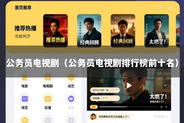 公务员电视剧(公务员电视剧排行榜前十名)