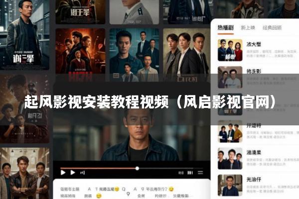 起风影视安装教程视频(风启影视官网)