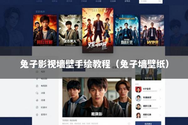 兔子影视墙壁手绘教程(兔子墙壁纸)